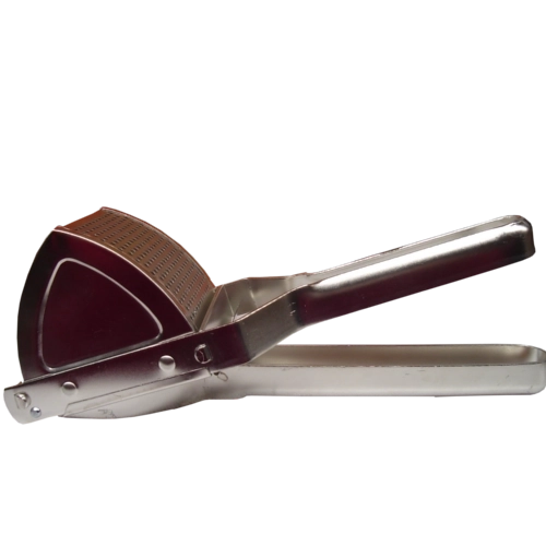 Potato masher made of tin-plated steel, 27 cm