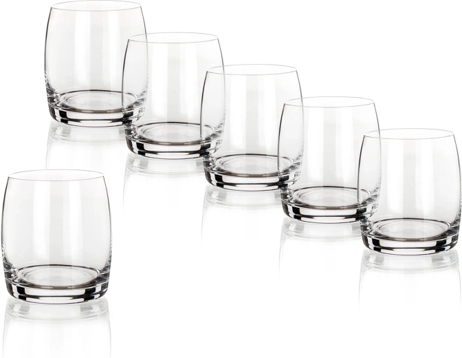 LEONA Whisky Glasses 280 ml – set of 6