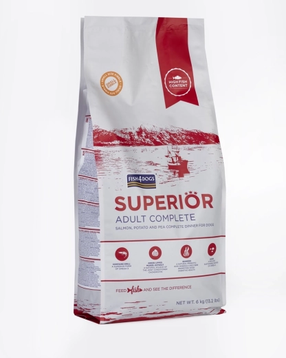 Fish4Dogs Superior crocchette per cani adulti di piccola taglia salmone con patate 6 kg