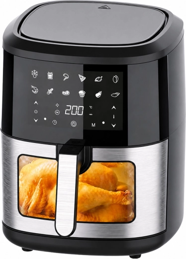 Varmluftfriture airfryer 6 l, 1500 W, 12 programmer