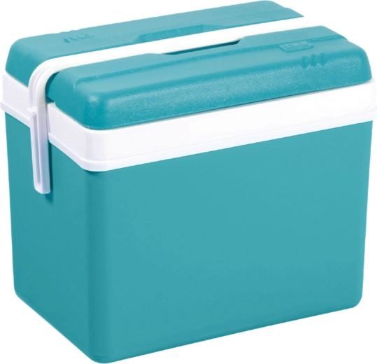 Camping cool box 35 L KAMAI EDA, turquoise with white handle