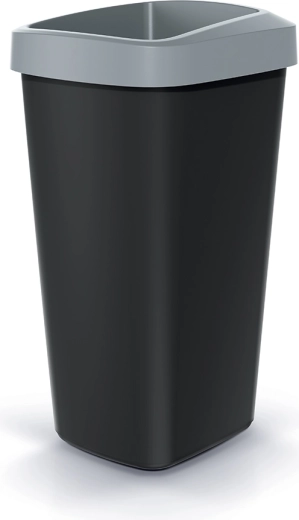 Pattumiera Compacta Q Drop 25 l grigio chiaro
