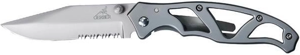 Gerber Paraframe II lommekniv 9,1 cm, fuldstændig stål