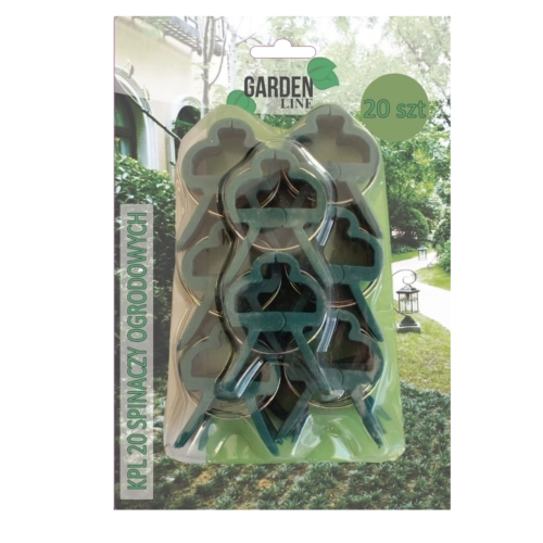 Set di 20 clip da giardino per piante