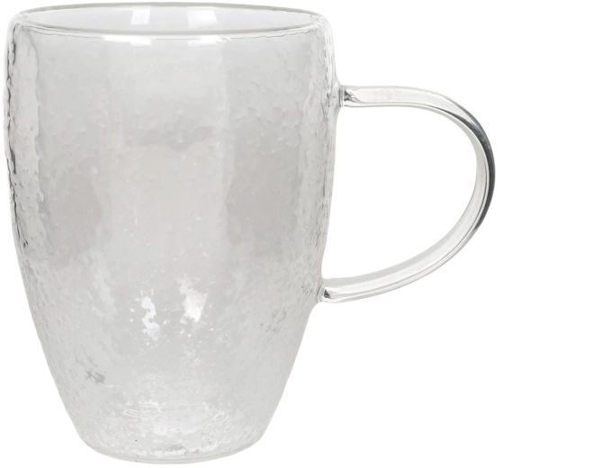 Lot de 2 verres thermiques FROST à double paroi avec anse 340 ml