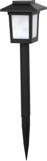 Lampe solaire de jardin 10 LED, 36 cm, noire