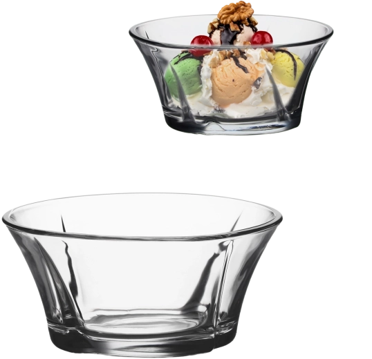 Bols en verre LAV Truva, lot de 6, 310 ml