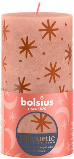 Rustikalna svijeća 130 × 68 mm – kremasti karamel