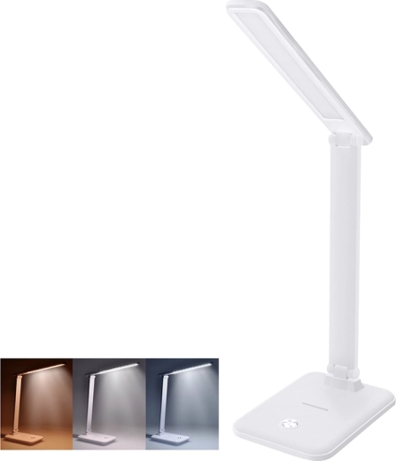 Solight LED-bordlampe 10 W med touchbetjening og ændring af lysfarvetemperatur, hvid