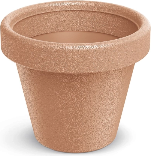Pot de fleurs en plastique terracotta 24 cm ORIGINA