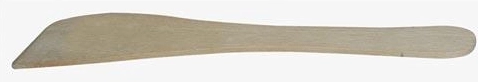 Spatule courbée en bois 29,5 cm