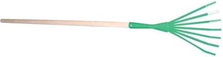 Râteau suédois à lamelles pour enfants avec manche 75 cm