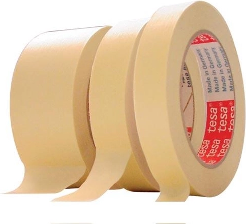 Crepe masking tape 30 mm × 50 m yellow Tesa