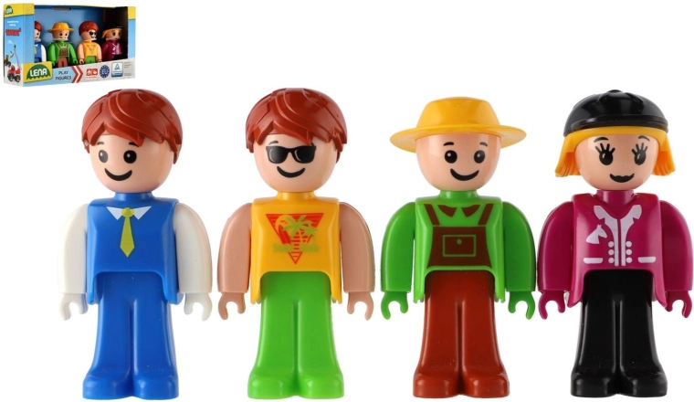 Set de figurines LENA vert – 4 personnages pour TRUXX