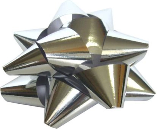 Decorative metal star medium 6.5 cm – color mix