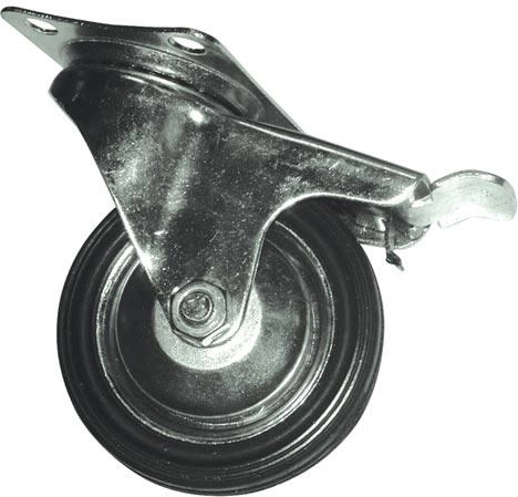 Roue pivotante avec frein 75 mm, capacité 40 kg