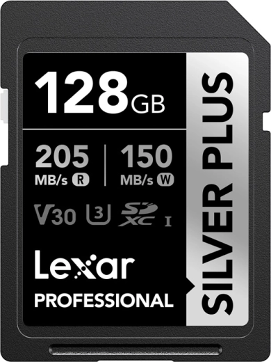 Pamäťová karta Lexar Professional Silver Plus SDXC 128 GB