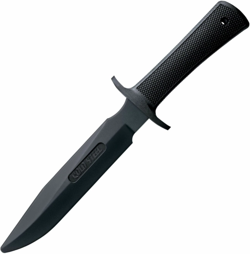 Coltello da allenamento in gomma COLD STEEL Military Classic 17 cm, nero