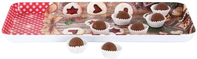 TORO melamine serving tray with Linzer motif 35 × 16.5 cm