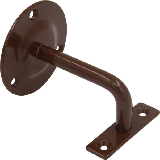 Nova stair railing handrail bracket – brown