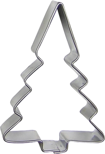 Formine tagliabiscotti in acciaio inox – alberello, set 10 pz