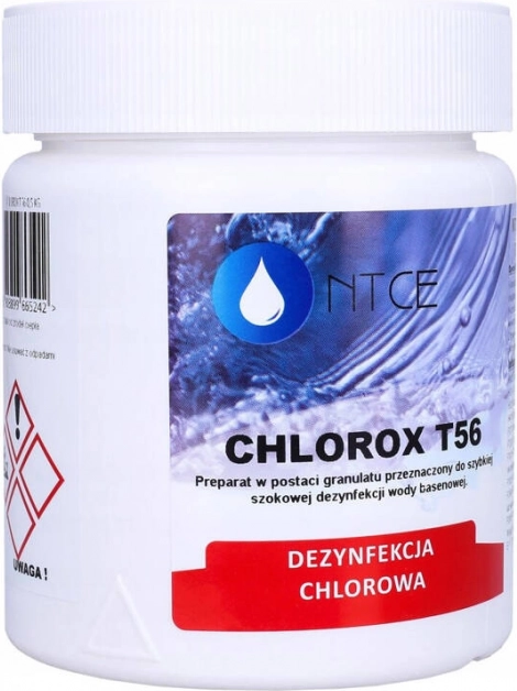 Granulés de chlore pour piscine 0,5 kg