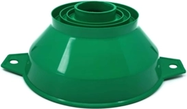 Universal plastic funnel 15.5 cm for canning and beverages