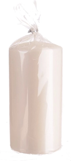 Skinnende søjlelys i rosaguld 7 × 18 cm