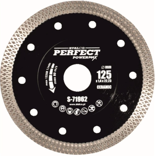 Disque diamant pour céramique Stalco 125 mm