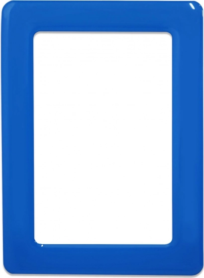 Cornice magnetica autoadesiva blu 12,3x8,1 cm