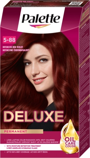 Palette Deluxe colorazione permanente rosso-viola intensa 50 ml