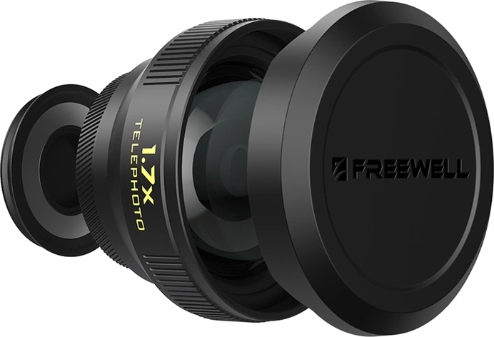 Téléobjectif Freewell 1,7× pour smartphone avec fixation 17 mm