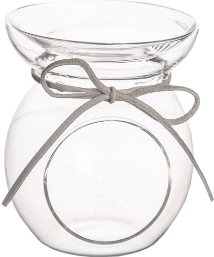 Clear glass aroma lamp 8 × 8 × 9.5 cm