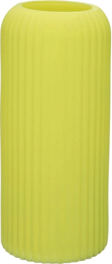 Vase Nora jaune mat 20 cm