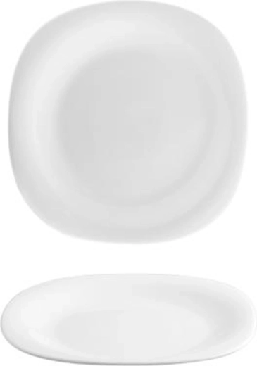 Assiette à dessert Boreal 20 cm en verre opale