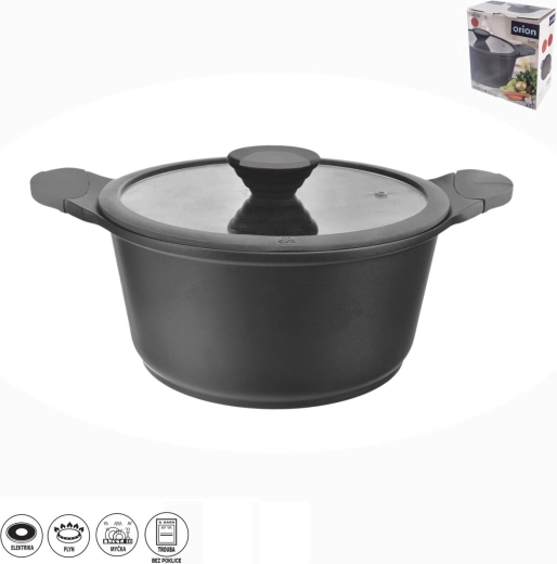 Marmite GALI 4,5 l avec couvercle en verre