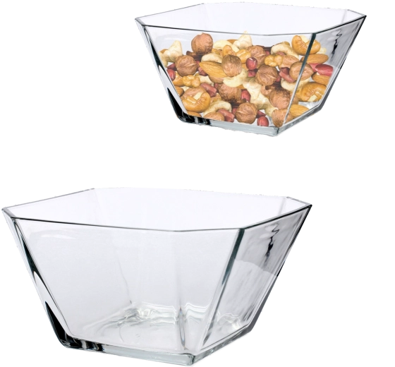 Set staklenih zdjelica za salatu LAV Karen 300 ml, 6 kom