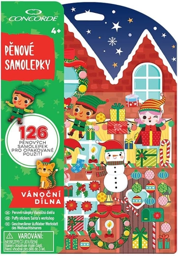 Pjenaste naljepnice Božićna radionica CONCORDE