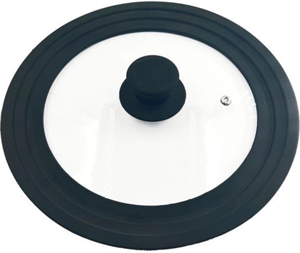 Coperchio universale in vetro temperato con valvola 22/24/26 cm