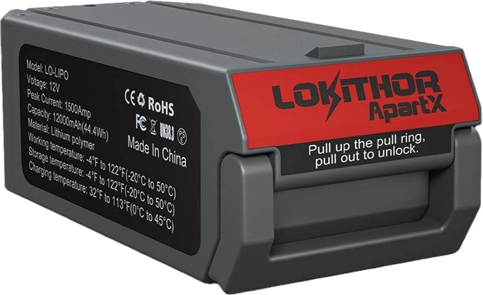 Lokithor LO-LIPO LiPo baterija 12 V 12 000 mAh (1500 A) za ApartX