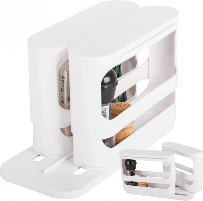 Hvid plast Køkken organizer til krydderier