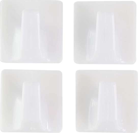 TORO Plastic Self-Adhesive Hooks, 4 pcs