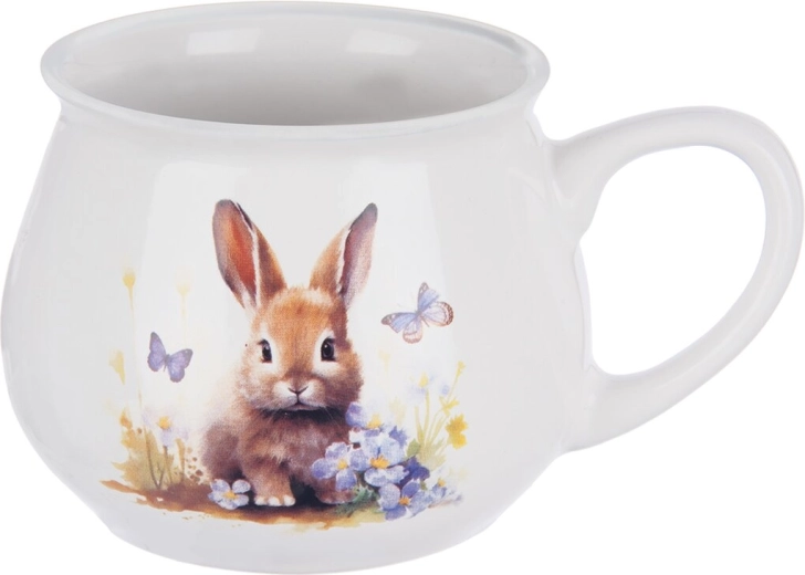 Tasse en céramique Printemps avec petit lapin 300 ml