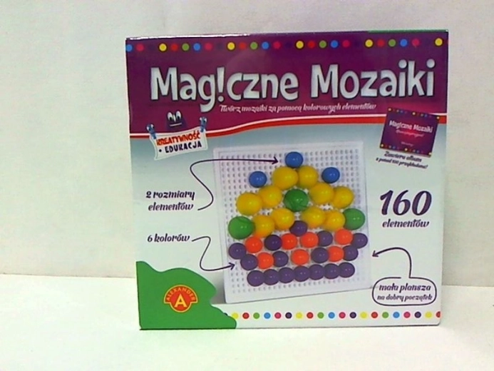 Magiske mosaikker – kreativt og lærerigt sæt 160 stk.