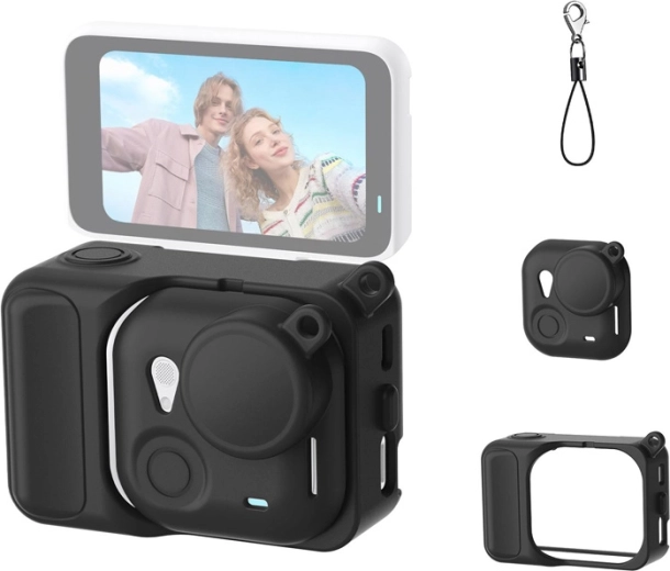 Puluz Silicone Protective Case for Insta360 GO Ultra Black