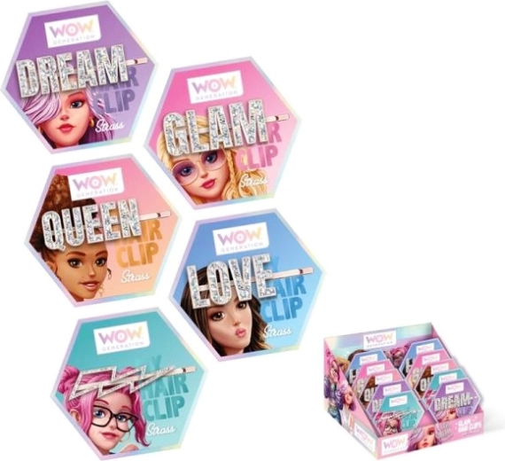 WoW Generation LOVE hårklemme med perler