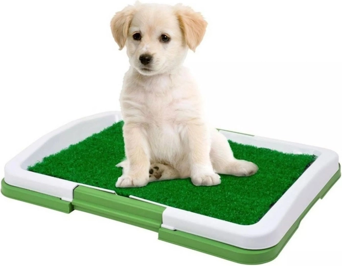 Dog Toilet with Artificial Grass 47 × 34 × 6 cm