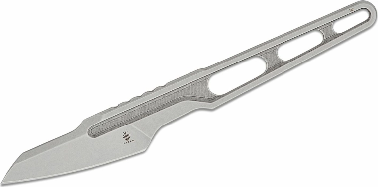 Kizer Scuttler – couteau fixe tout métal 5,2 cm avec étui Kydex