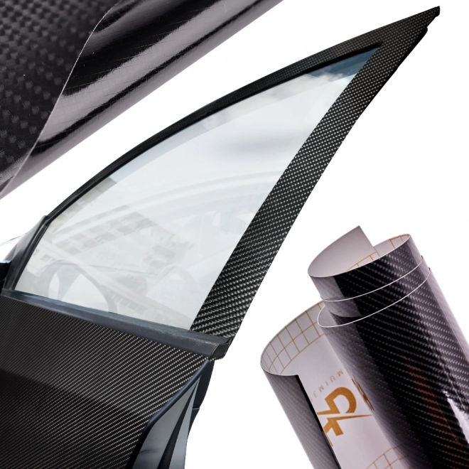 Nera pellicola in carbonio 5D 1,52x18 m