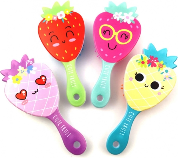 Otroška krtača za lase z modrim ročajem